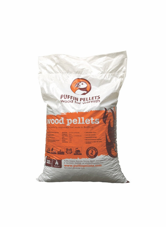 1 x 20kg bag of Puffin ENplus Fuel Pellets